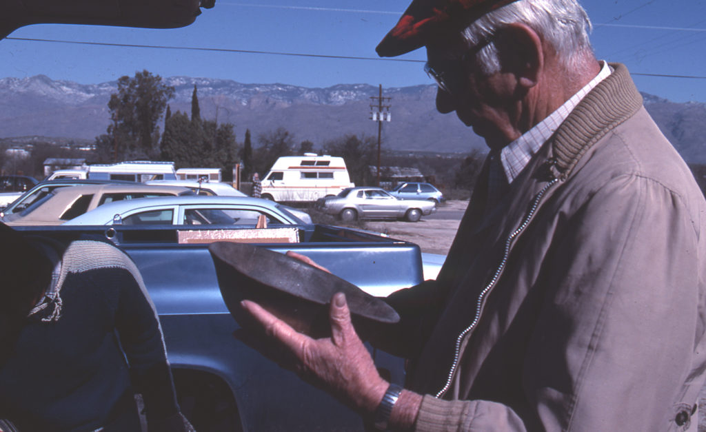 Emil Haury at Tanque Verde Wash