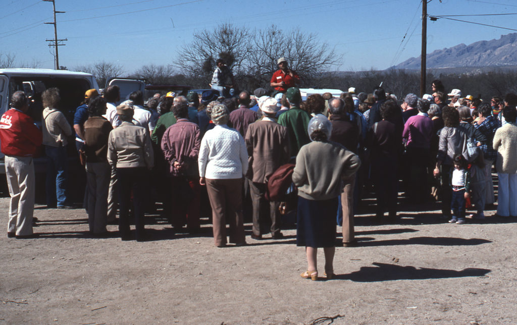 Desert Archaeology public tour at the Tanque Verde Wash site