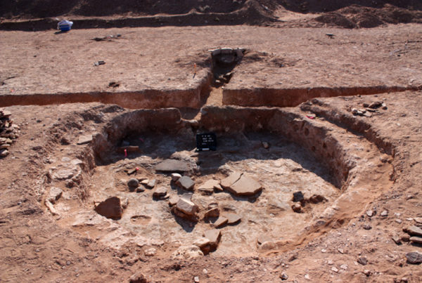 Pithouse dug by Desert Archaeology at the Beethoven site, Snowflake, Arizona