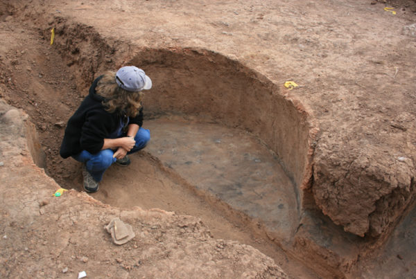 Historic kiln excavated by Desert Archaeology in Phoenix