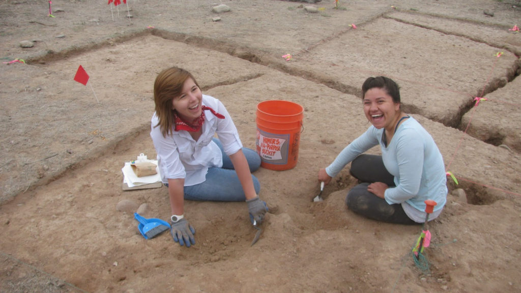 Students excavate at Guevavi