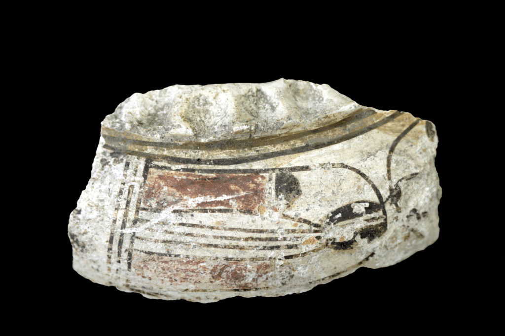 Sityaki Native American pottery sherd studied by Desert Archaeology