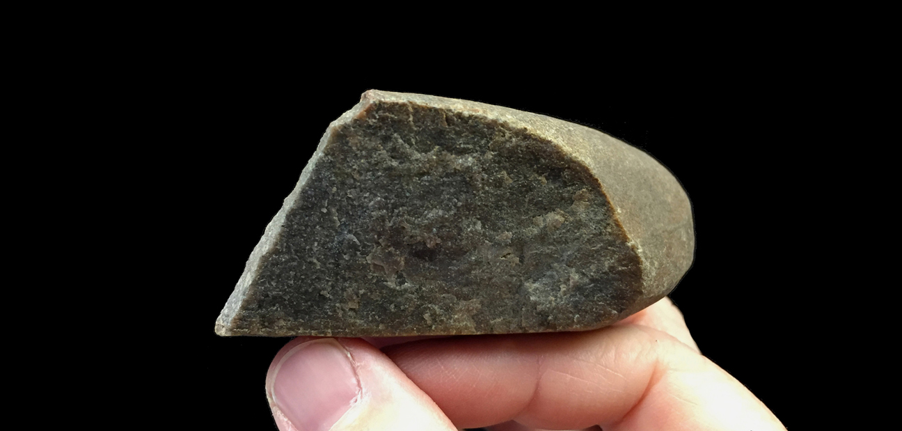 Hohokam flake tool excavated by Desert Archaeology