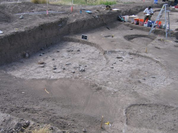 Early Agricultural period pithouse excavated by Desert Archaeology