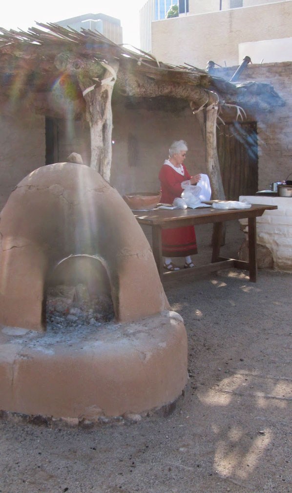 A bread oven at the Presidio San Agustin del Tucson Museum
