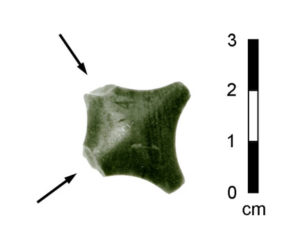 Broken cruciform from Santa Cruz Bend