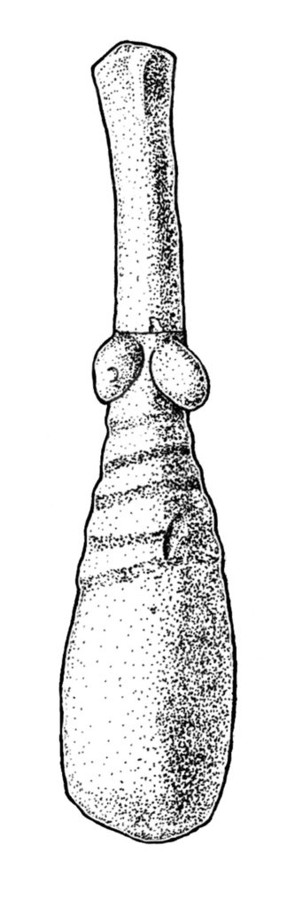 Early San Pedro phase figurine excavated by Desert Archaeology