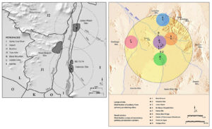 petrofacies map and Middle Rincon distribution patterns